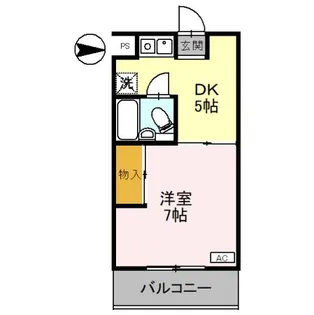 林マンション【2階】の間取り