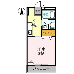 毛呂山ヒルズ【2階】の間取り
