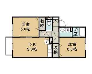 セジュール浅羽野【1階】の間取り