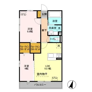 ペイサージュ【3階】の間取り