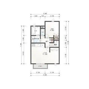 MARRO NE LIRA (マローネリラ)【2階】の間取り