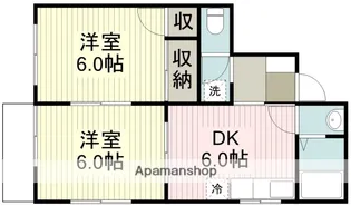 メゾンふじ【2階】の間取り