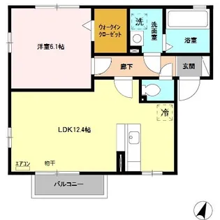 ボナールアイランド【2階】の間取り