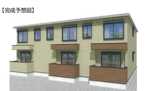 川越市アパート【2階】の外観