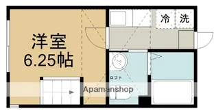 クリムゾンハイツ的場【2階】の間取り