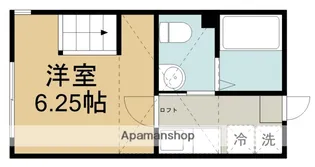 クリムゾンハイツ的場【1階】の間取り