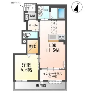 瀬音のいおり(日高市武蔵高萩アパート工事)【1階】の間取り