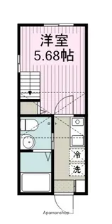 シティハイツ霞ヶ関【2階】の間取り