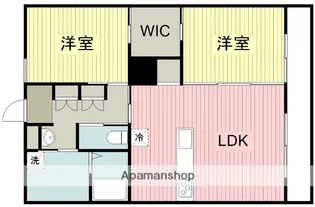 弐番町FLAT【3階】の間取り