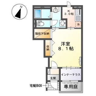 飛龍 高坂(東松山市高坂アパート工事)【1階】の間取り