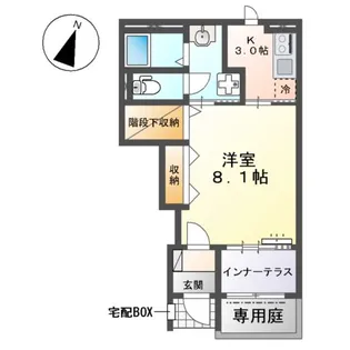 飛龍 高坂(東松山市高坂アパート工事)【1階】の間取り