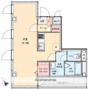 ブリズライン【2階】の間取り