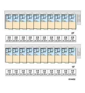 レオパレスミレ鶴ヶ丘第1【2階】の間取り