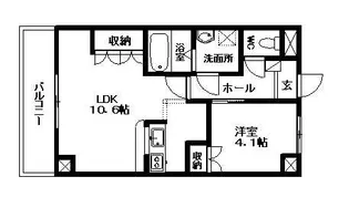 ル・リベルテ【3階】の間取り