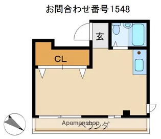 ベルメゾン小手指【3階】の間取り