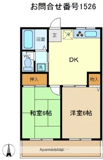 煉瓦館69【2階】の間取り