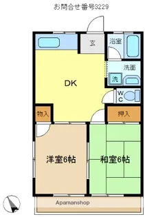 ルイコテサシ【1階】の間取り