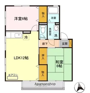 セントポーリア【2階】の間取り