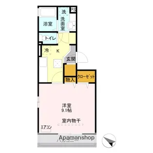 カーサリリオ【1階】の間取り
