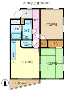 エフハイム3【303号室】の間取り
