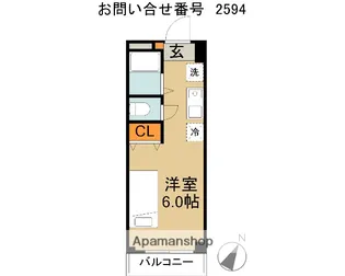 サンフレール【3階】の間取り
