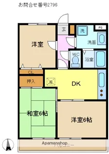 トレザ小手指【4階】の間取り