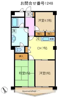 出浦第五ビル【2階】の間取り