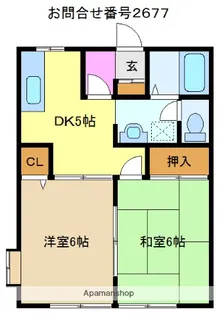 住友ハイツ小手指【2階】の間取り