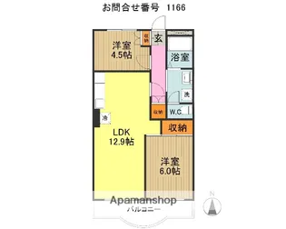 メゾンベルツ小手指94【1階】の間取り