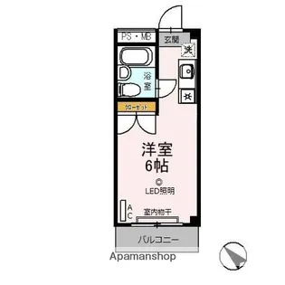 ハピラス武蔵藤沢【2階】の間取り