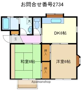 フロンティア小手指【1階】の間取り