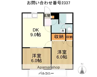 ベル・フラット【3階】の間取り