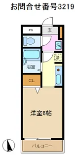 エスペランス【207号室】の間取り