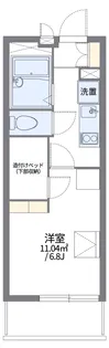 レオパレス東狭山ヶ丘【2階】の間取り
