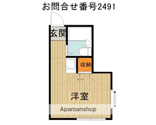 埼玉県所沢市上新井2丁目【アパート】の間取り