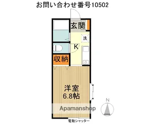 ピニエール日吉【1階】の間取り