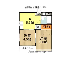 アビタシオン元町【4階】の間取り