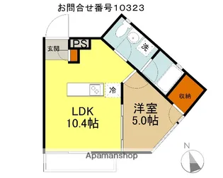 ヨーク所沢【1階】の間取り