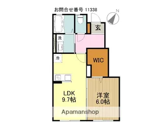 ボヌール【1階】の間取り