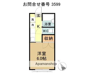 カーサシラサワ【1階】の間取り