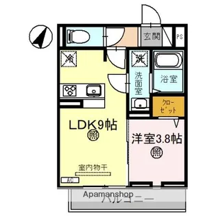 クエル【3階】の間取り