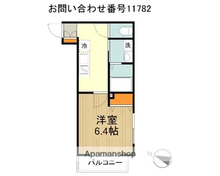 MELDIA西所沢Ⅱ【1階】の間取り