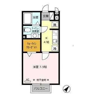 バンブーボックス【202号室】の間取り