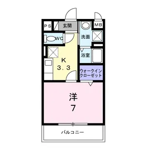 ヴィラージュ【2階】の間取り