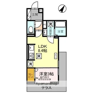 D−Sereno弥生【1階】の間取り