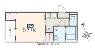 クオーレ小手指【1階】の間取り