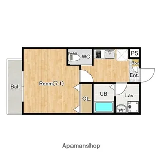 ジーメゾン所沢下安松ネスト【1階】の間取り