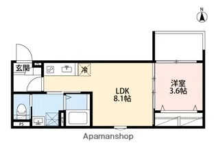 rh 小手指【1階】の間取り
