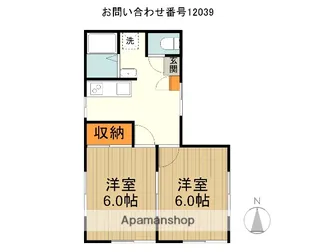 レジデンス所沢【1階】の間取り
