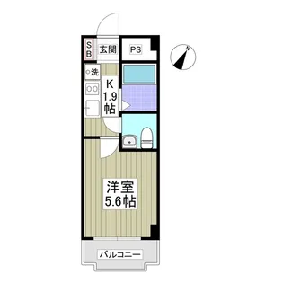 リブレス所沢緑町【3階】の間取り